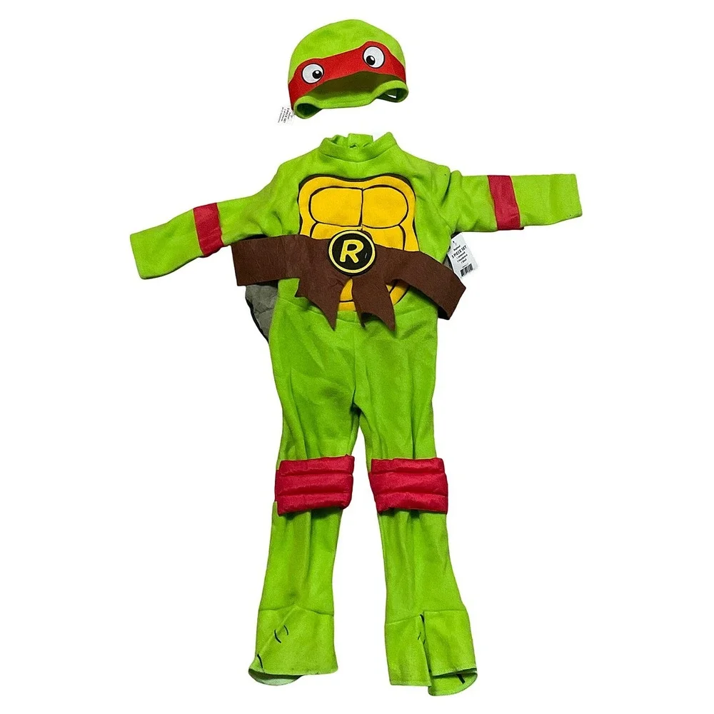 Ninja Turtle kids toddler costume dress up pretend play outfit TMNT Rubies 2T - Picture 7 of 8